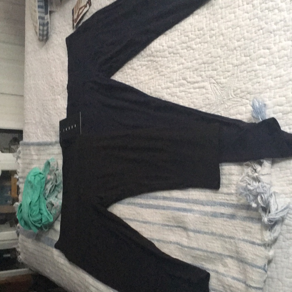 2 pair plus size high wasted leggings.
